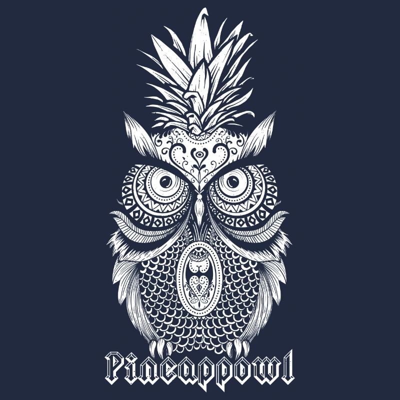 Pineappowl - Wortspiel mit Ananas und Eule