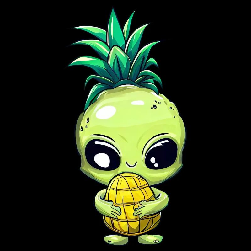 Alien aux poils d’ananas