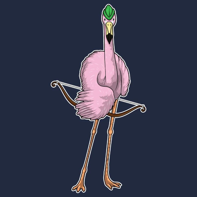 Flamingo Bogenschütze Bogen