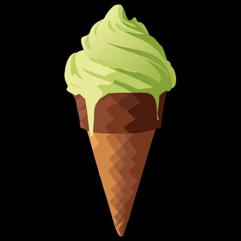 De la crème glacée en vert ! 💚🍦