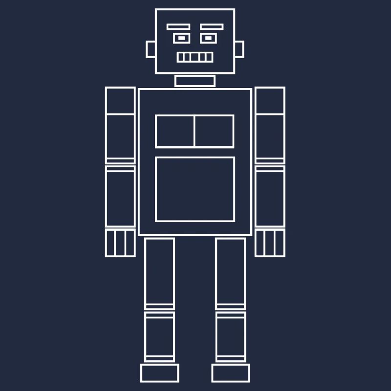 Robot / Blanc / Réduit