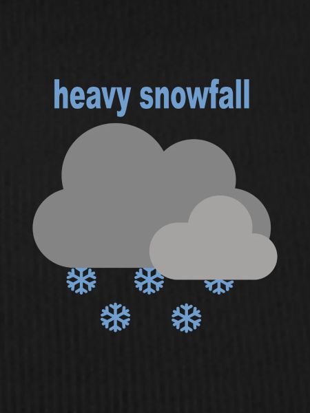 heavy snowfall