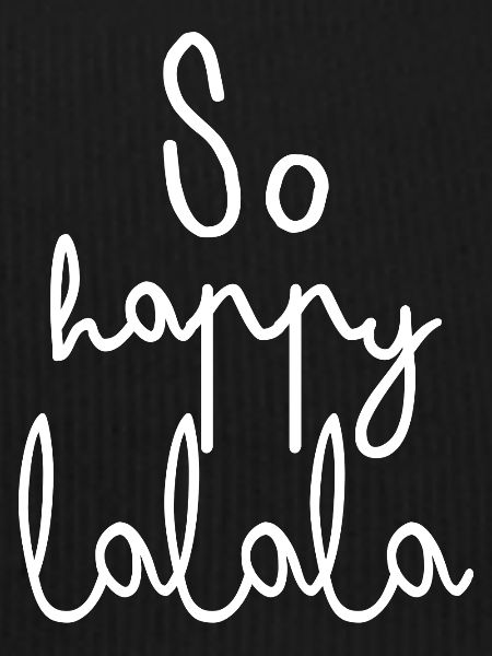 So happy so-so