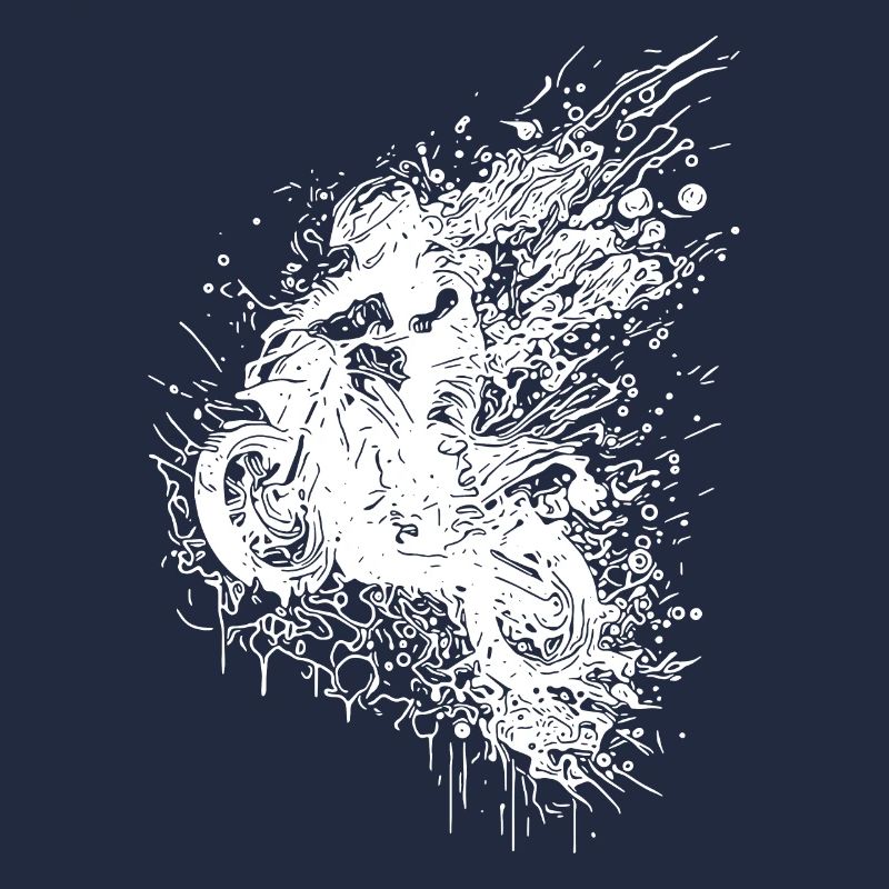 Motorcycle Racing Slippery Floor Splash Jump