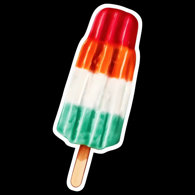 POPSICLES DANS UN LOOK RÉTRO COLORÉ
