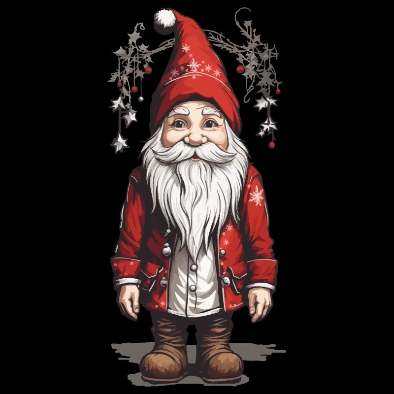 Gnome de Noël rétro à Noël