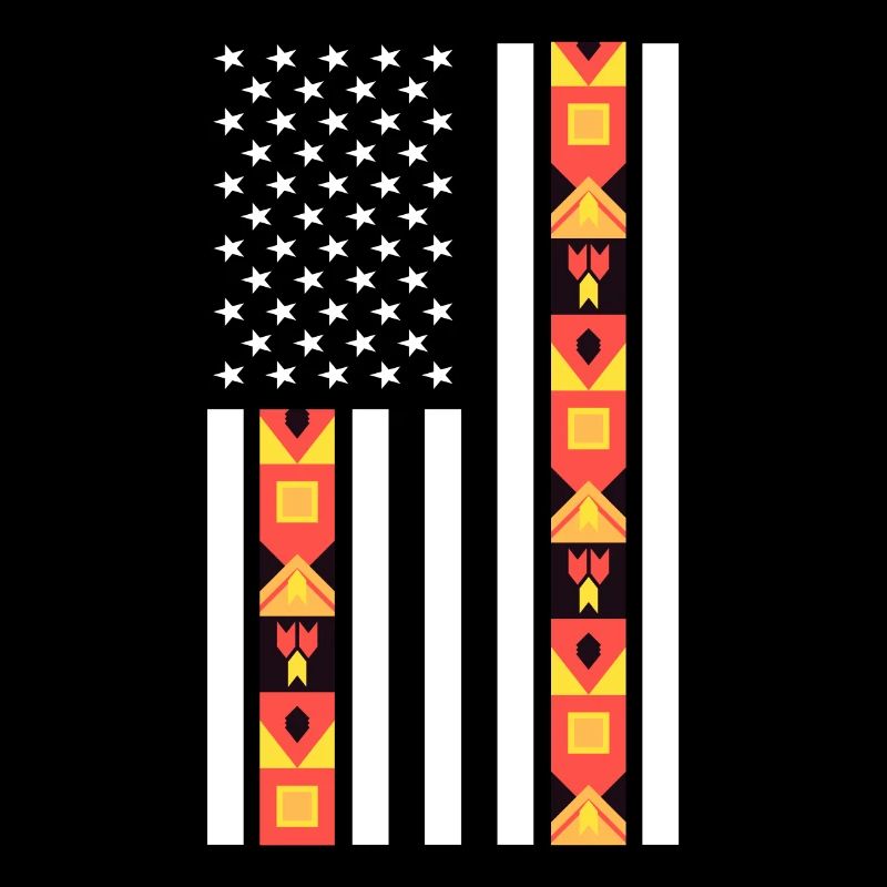 Juneteenth USA American Flag Black History Is