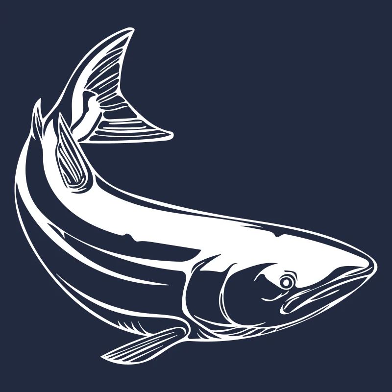Vector fish motif