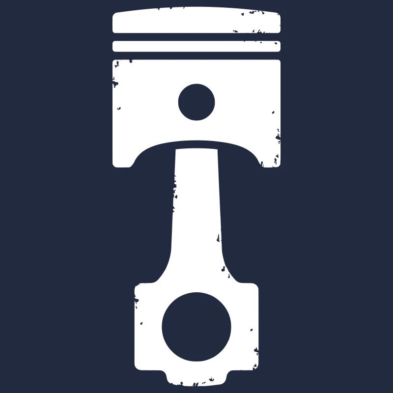 Piston Engine Vintage Icon Design