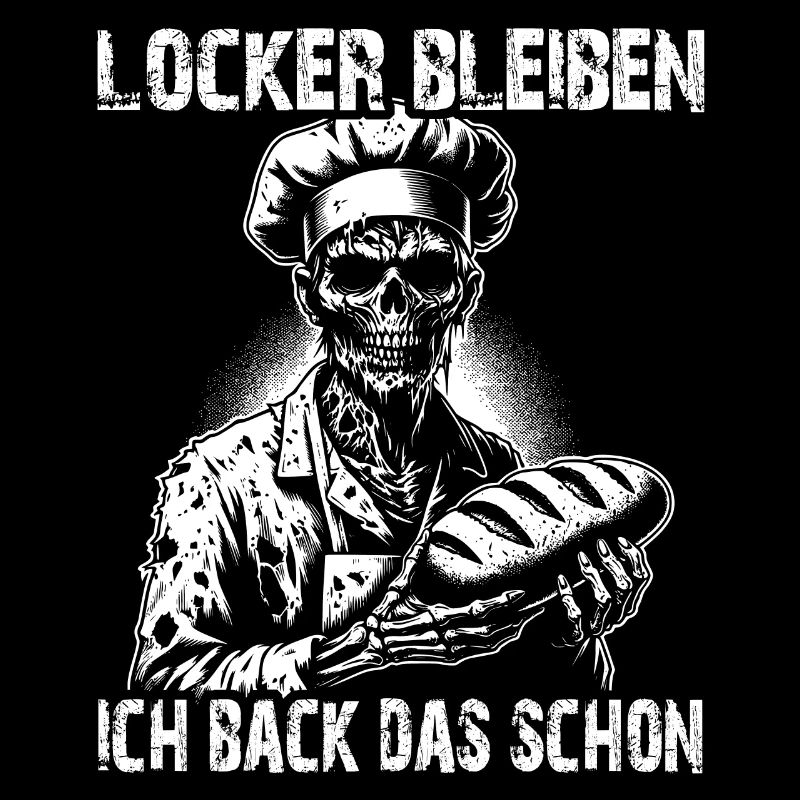 Zombie Bäcker gruseliger Bäcker