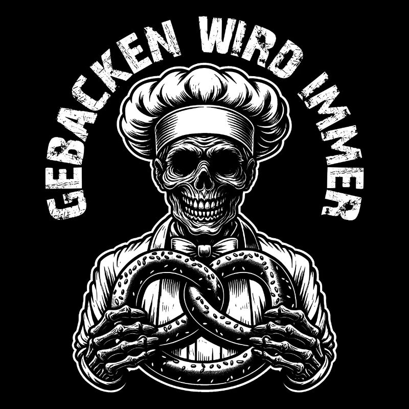 Zombie als Bäcker - gebacken wird immer