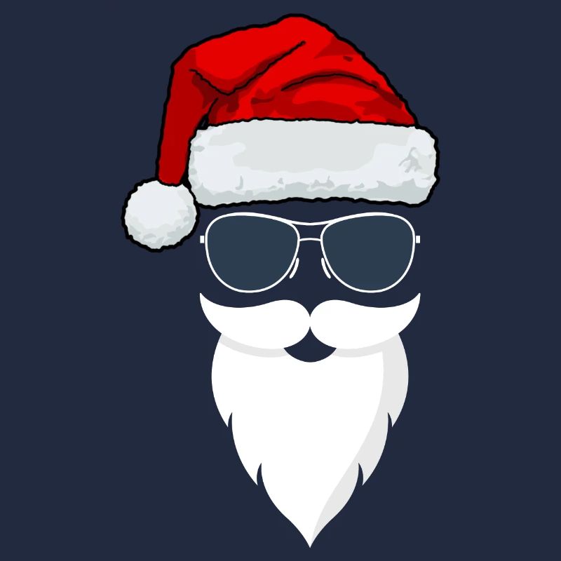 Cooler Weihnachtsmann mit Sonnenbrille Geschenk