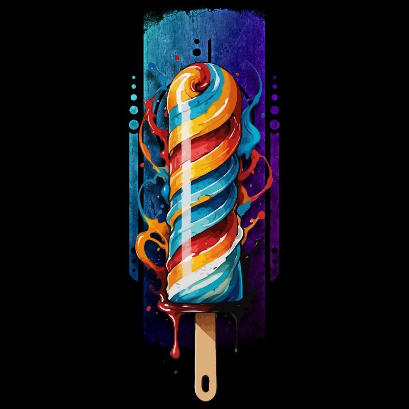Spiral Sweetness: Regenbogen-Lutscher