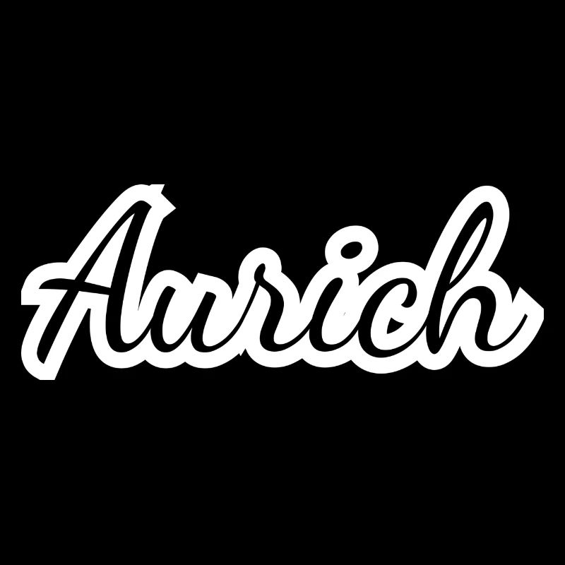 Aurich - Textdesign mit Stadtnamen