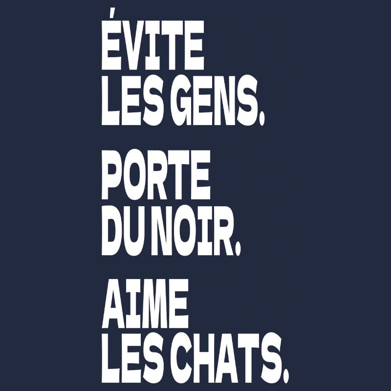 évite les gens