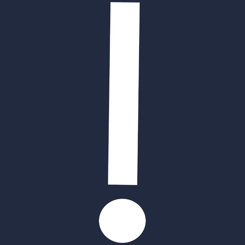 Exclamation Mark Template Design Pattern