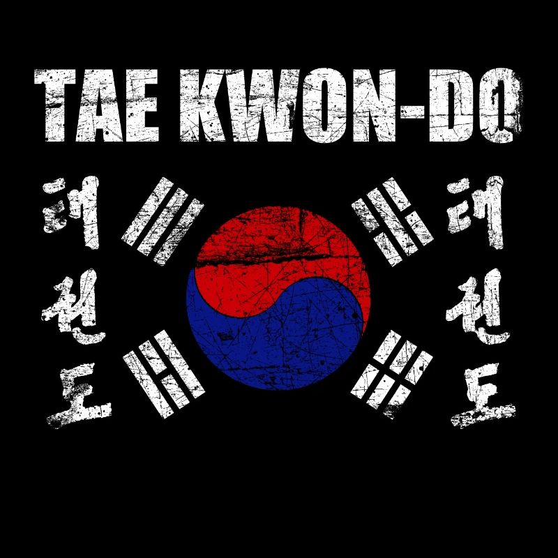 Tae Kwon Do Taekwondo Art Martial Corée Vintage