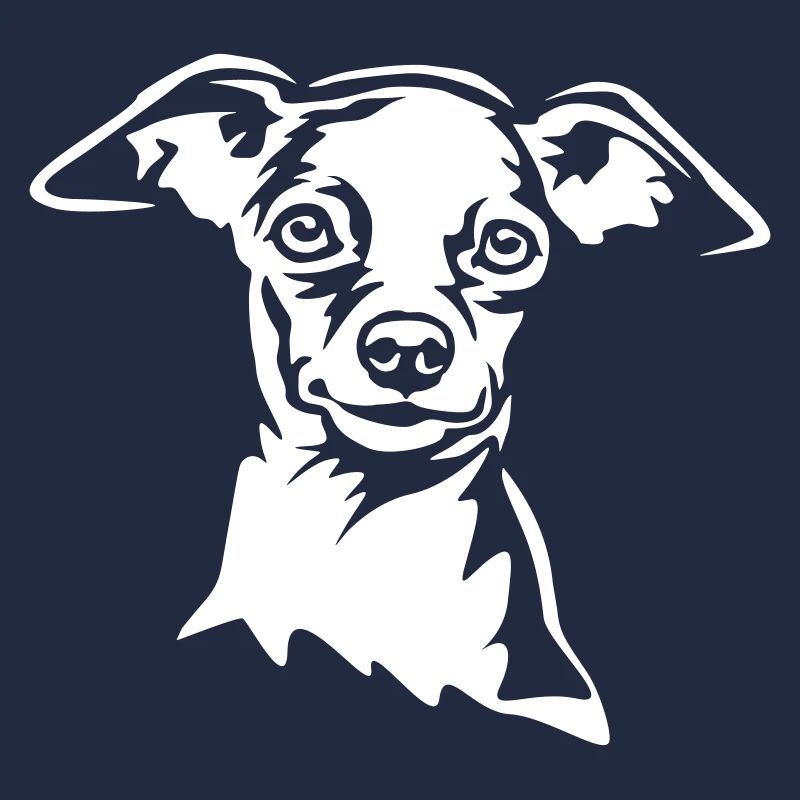 Zwergpinscher Kopf "Black Edition"