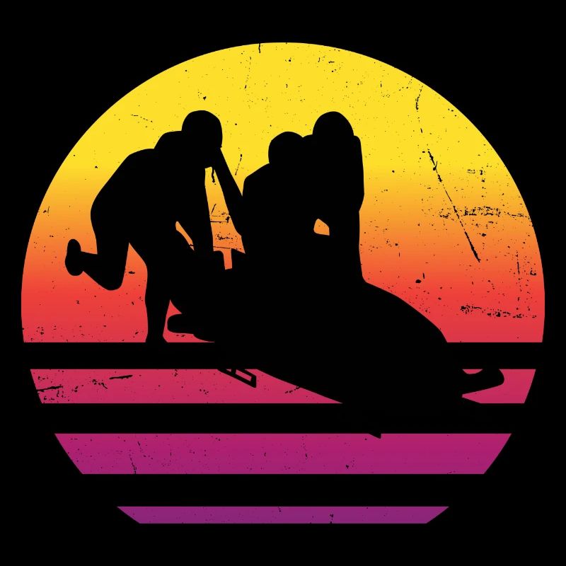 Bobsleigh Bobsport Bobsleigh Hommes Piste de bobsleigh à deux