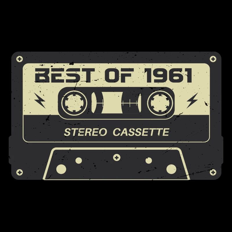 Retro Kassette 1961 vintage 1961 Geburtstag 1961