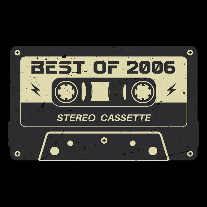 Retro Kassette 2006 vintage 2006 Geburtstag 2006