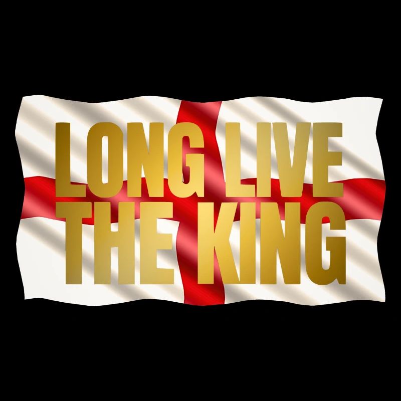 Couronnement du roi britannique Charles Angleterre Drapeau