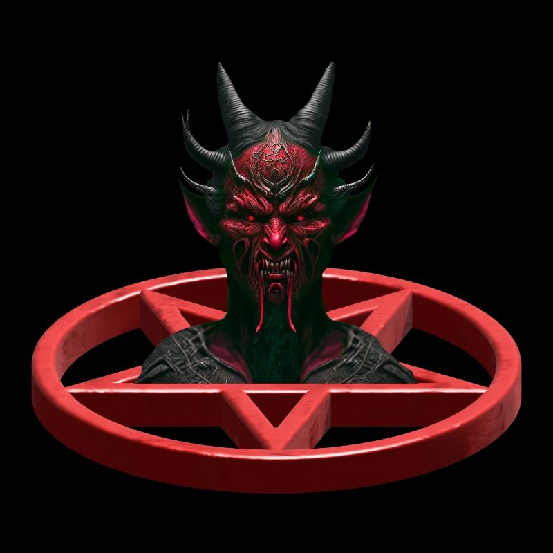 Teufel Pentagram Satan Horror