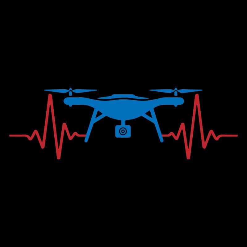 Heartbeat Drone Drone ECG | Les couleurs peuvent être changées