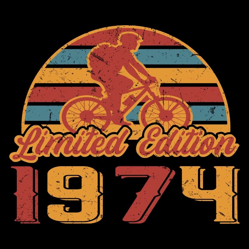 Vélo Cycliste Vélo 1974 Anniversaire Année de construction