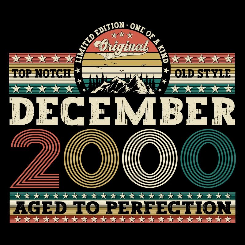 Décembre Année 2000 Cadeau du 22e anniversaire