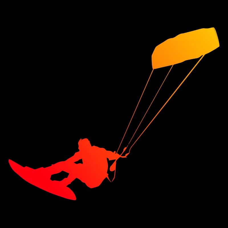 Kitesurfer Kite Kitesurf Kitesurfing Kiting