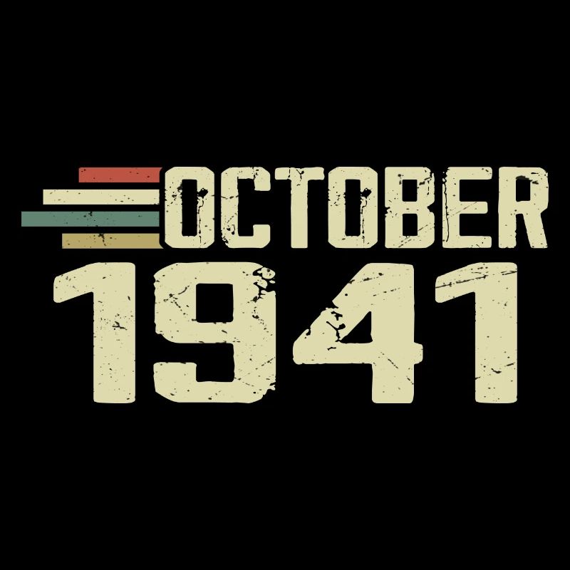 Octobre 1941 - Anniversaire en octobre 1941