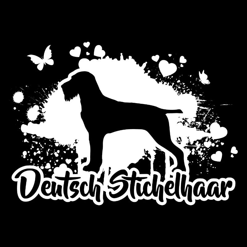DEUTSCH STICHELHAAR Hunde Jagdhund Wilsigns