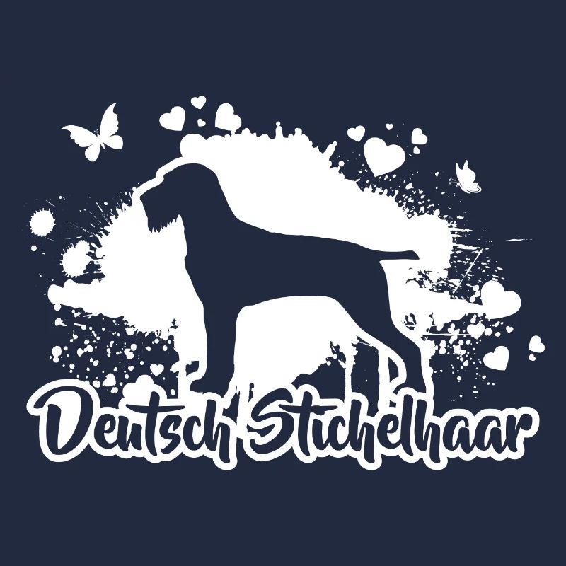 DEUTSCH STICHELHAAR Hunde Jagdhund Wilsigns
