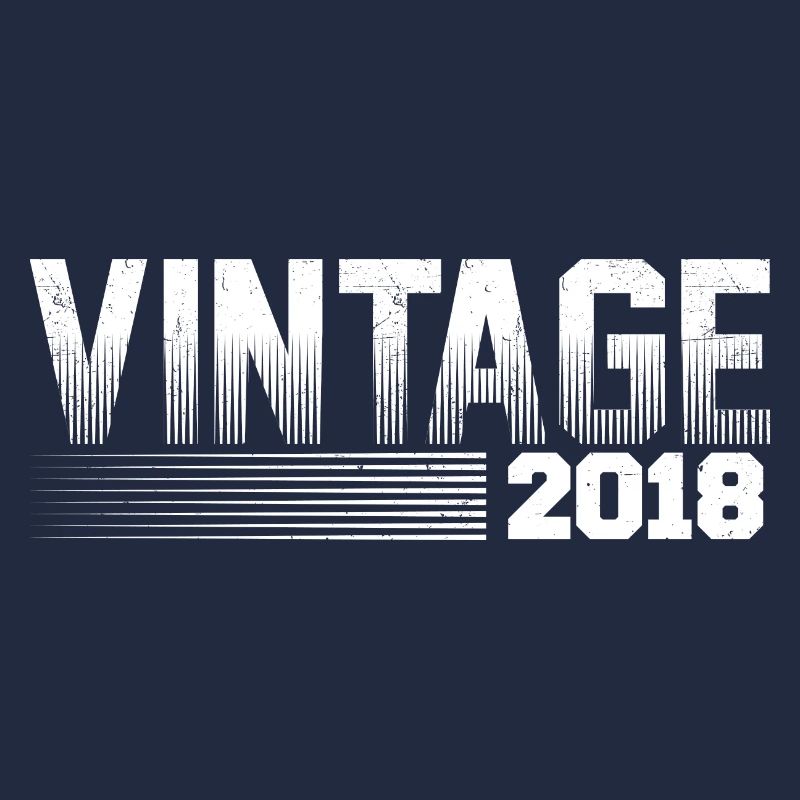 Millésime 2018 Anniversaire Rétro 2018