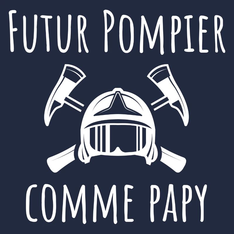 Futur Pompier Comme Papy Cadeau Bébé