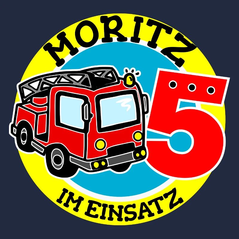 Name Moritz 5. Geburtstag Personalisiert
