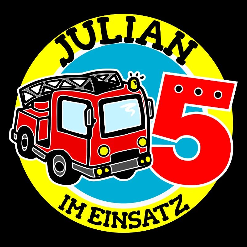 Name Julian 5. Geburtstag Personalisiert