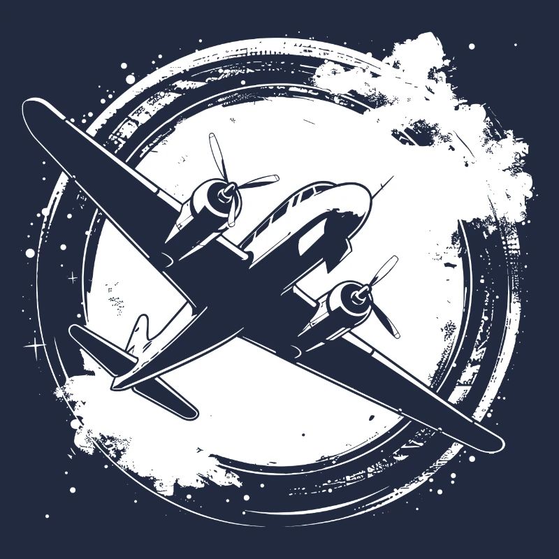 Flugzeug Skizze