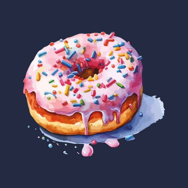 Donut with sprinkles