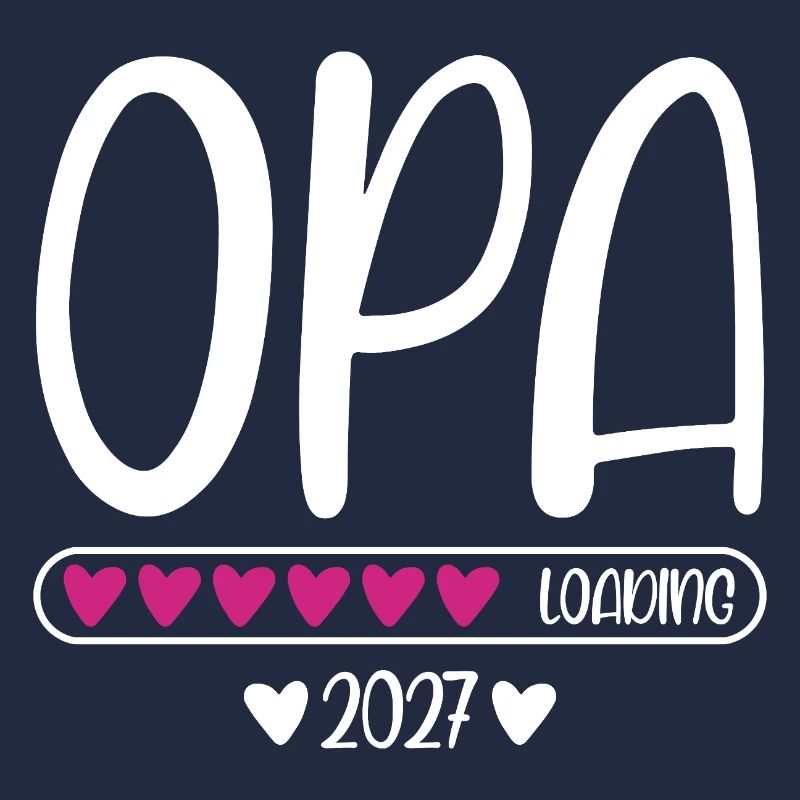 Opa 2027 loading mit Herzchen Ladebalken