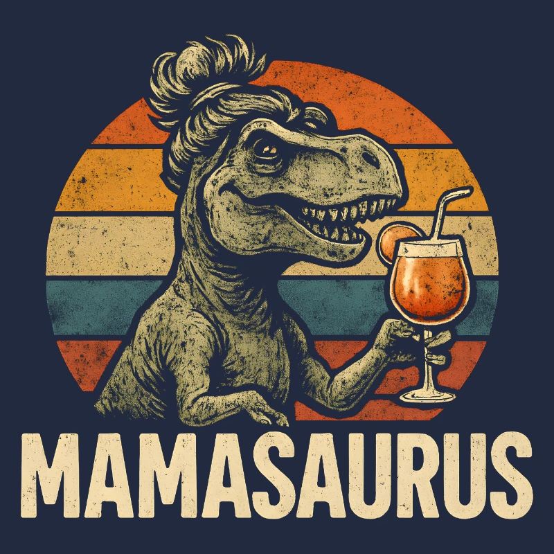 Mamasaurus Mama Mutter Geschenkidee Humor Lustig