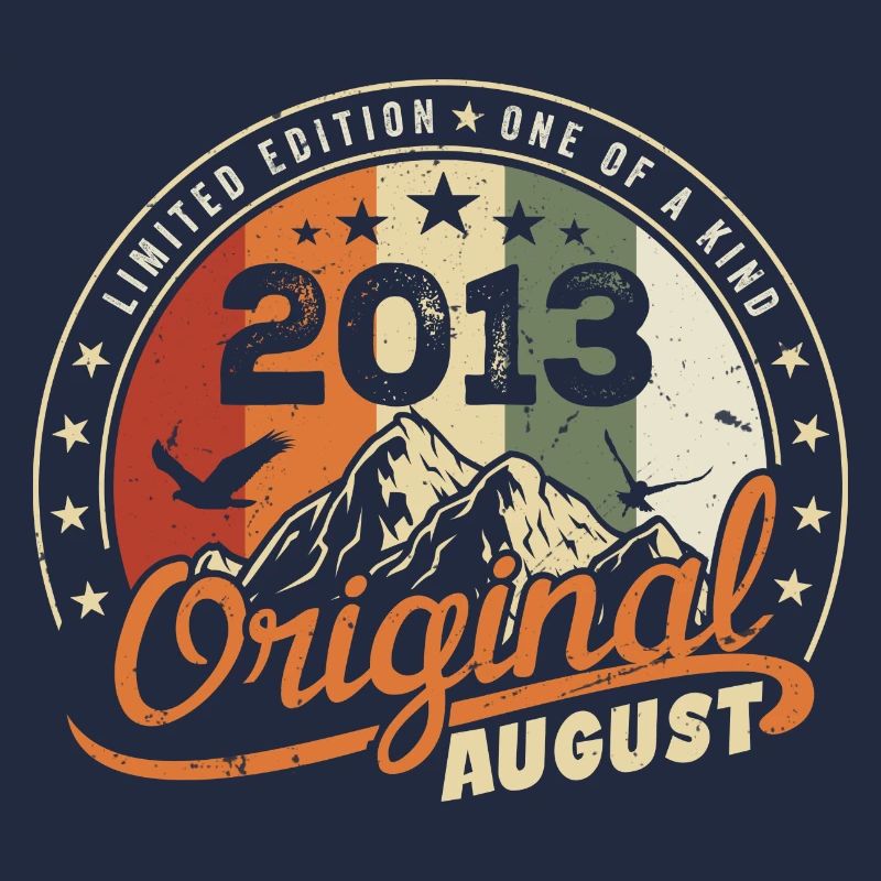 August 2013 Geburtstagsgeschenk August 2013 Retro 2013