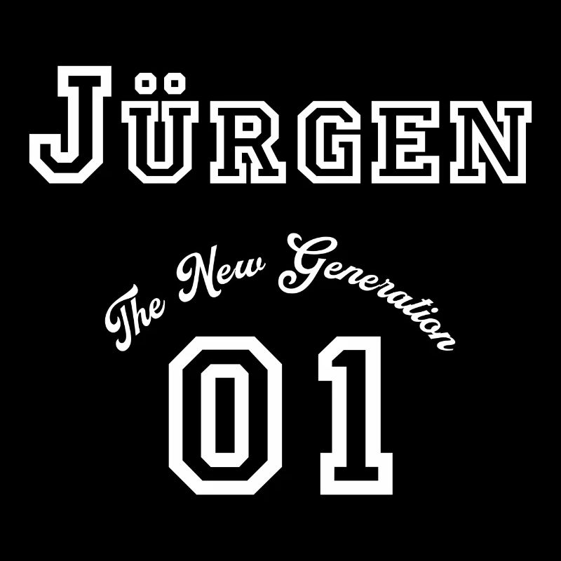 First name Jürgen - "The New Generation", white