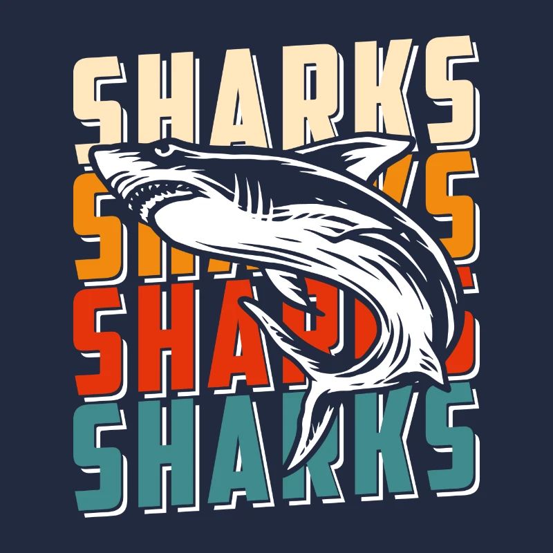 Great White Shark Diving Ocean Predator