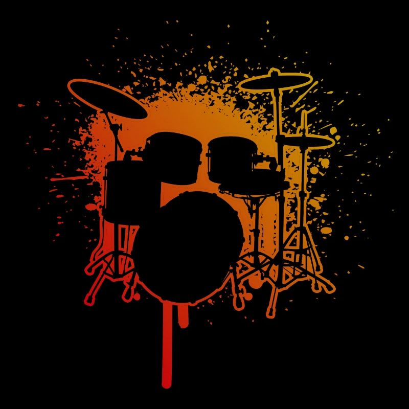 Percussionniste Hommes Batteur Batteur