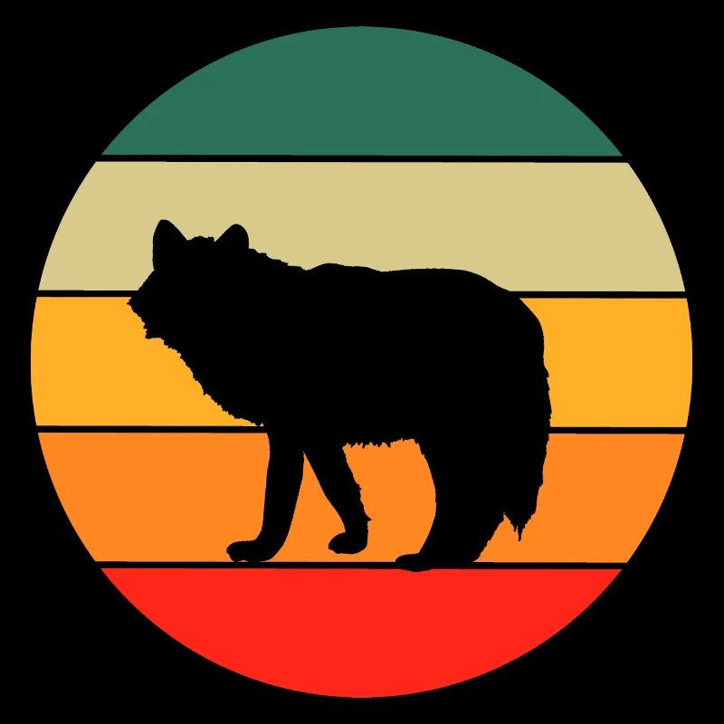 Loup rétro