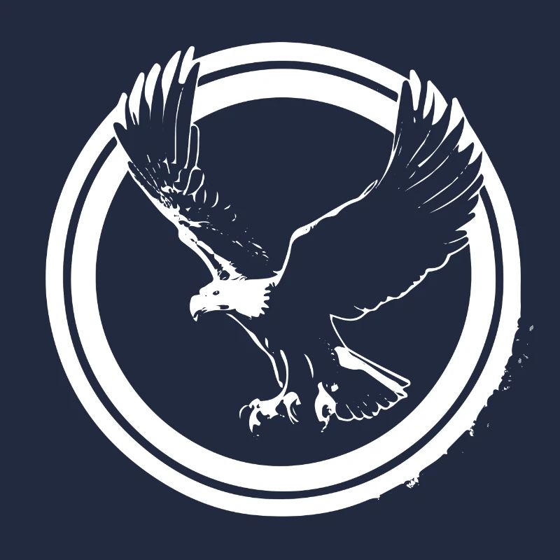 Eagle logo in circles