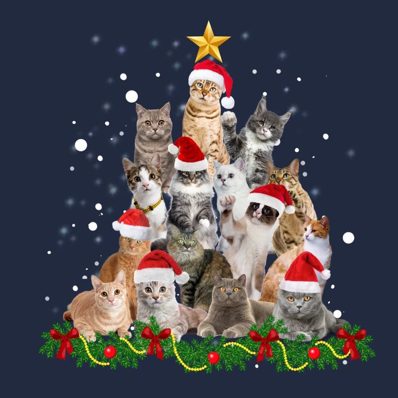 Drôles de chats Arbre de Noël
