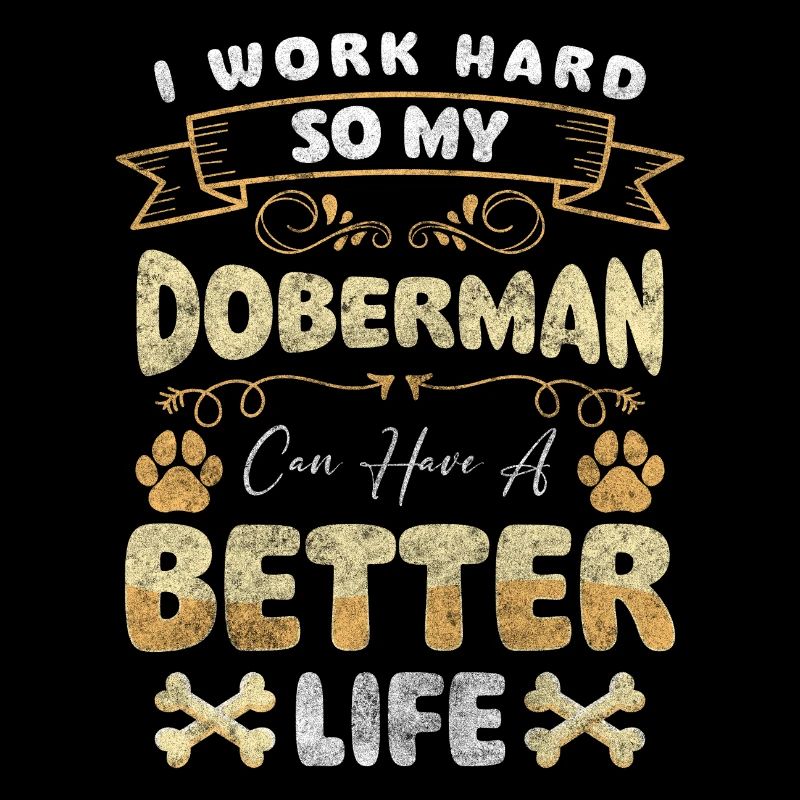 Dobermann Rassehund Schutz Wachschutz